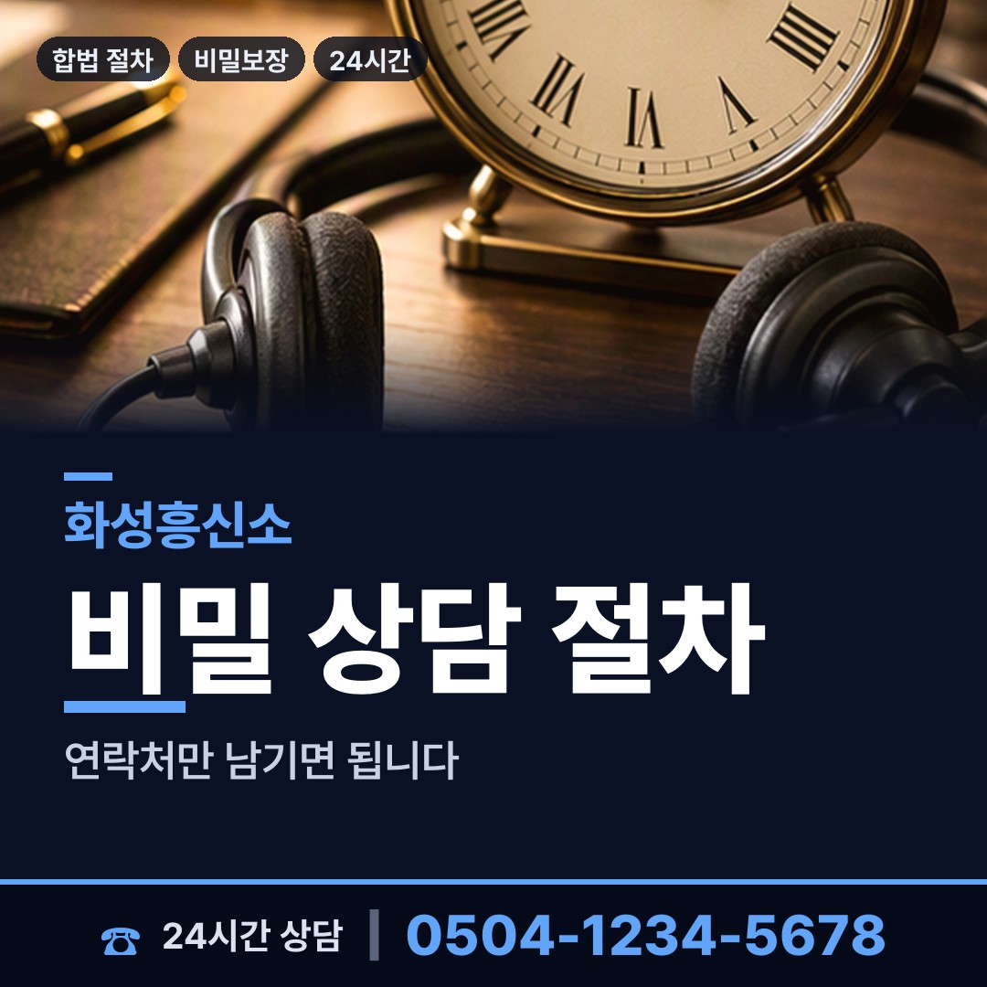화성 진안동 당일조사 상담 안내